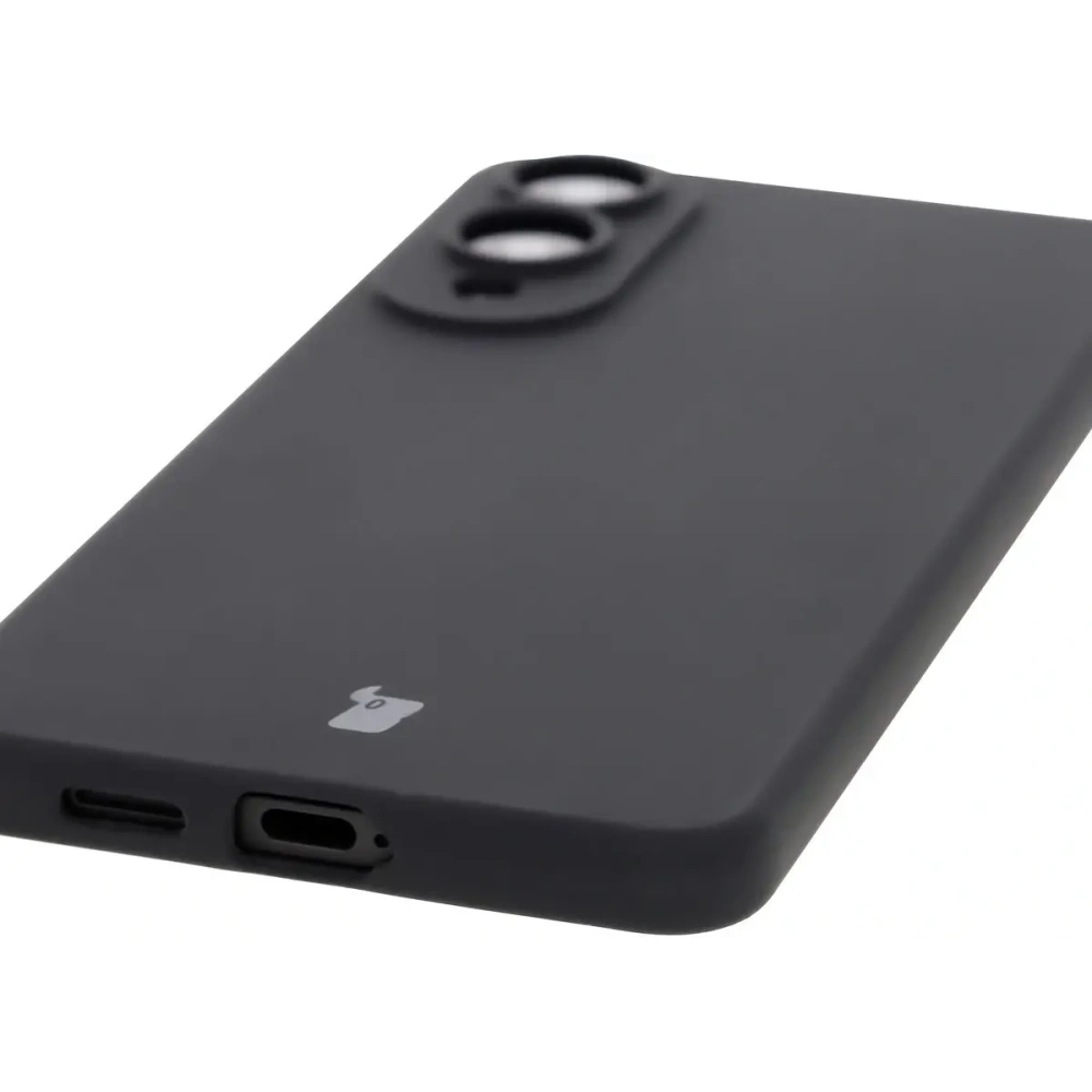 Silikonowe etui Bizon Soft Case do Samsung Galaxy S25 Edge czarne