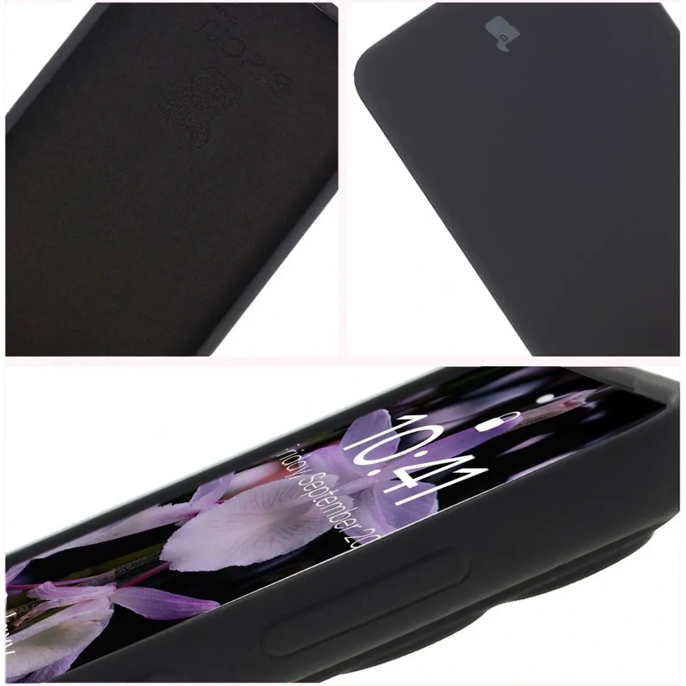 Silikonowe etui Bizon Soft Case do Samsung Galaxy S25 Edge czarne