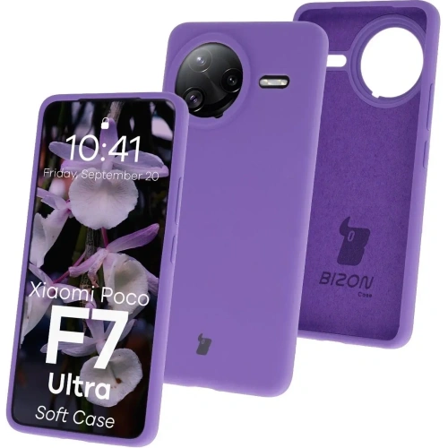 Buy Bizon Soft Case Xiaomi POCO F7 Ultra purple - BIZ9378 - {ean13} - Home Screen Store Europe