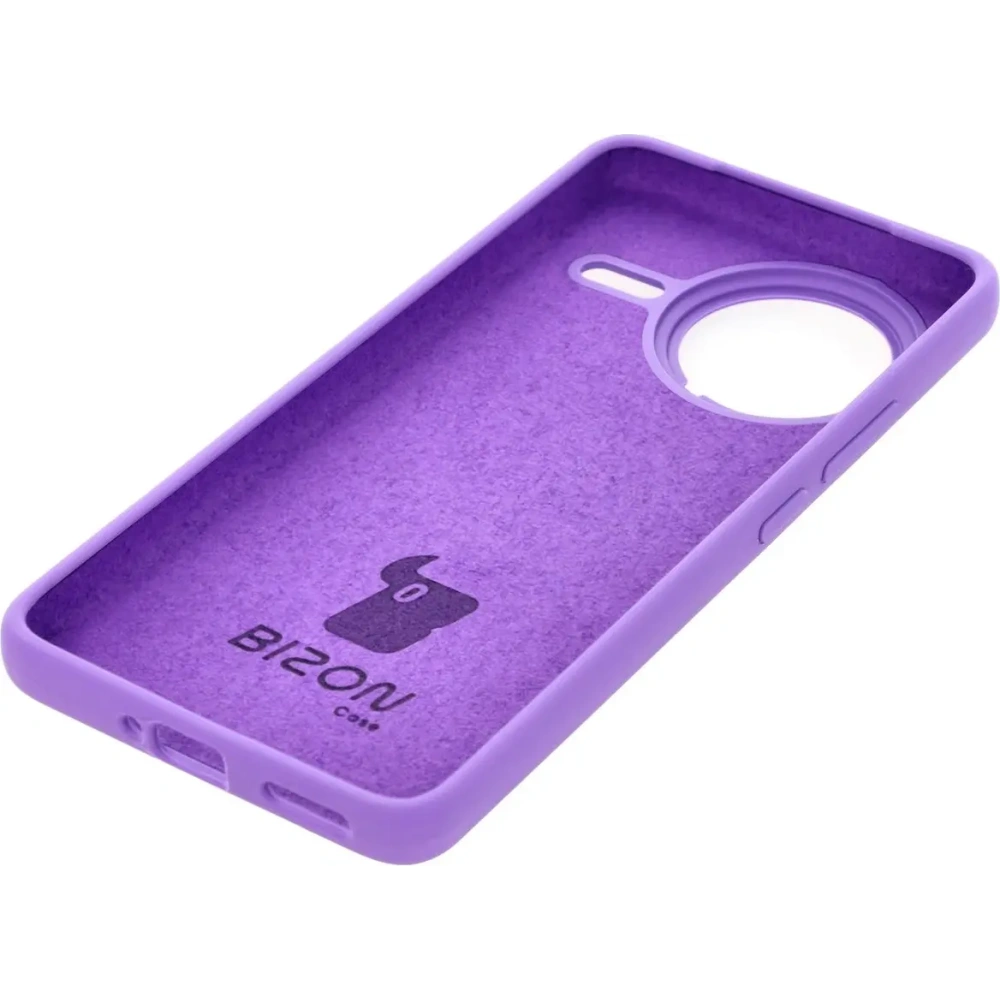Silikonowe etui Bizon Soft Case do Xiaomi POCO F7 Ultra fioletowe