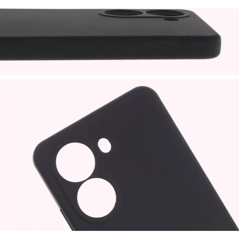 Silikonowe etui Bizon Soft Case do Xiaomi POCO X7 Pro czarne