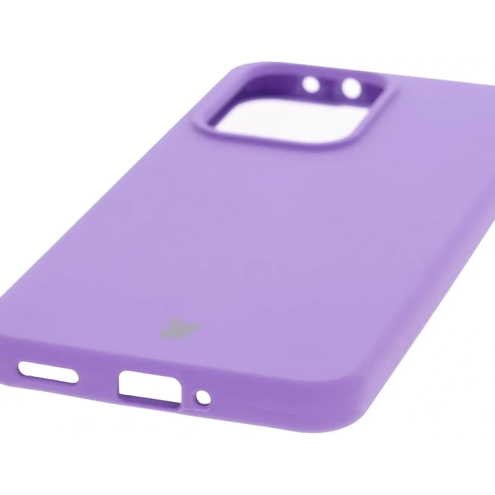 Silikonowe etui Bizon Soft Case do Oppo Reno13 Pro fioletowe