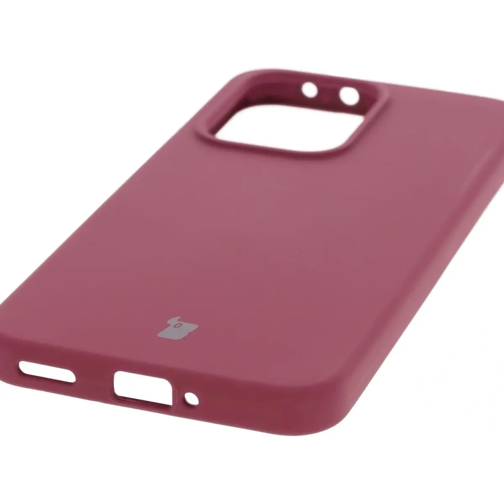 Silikonowe etui Bizon Soft Case do Oppo Reno13 ciemnofioletowe