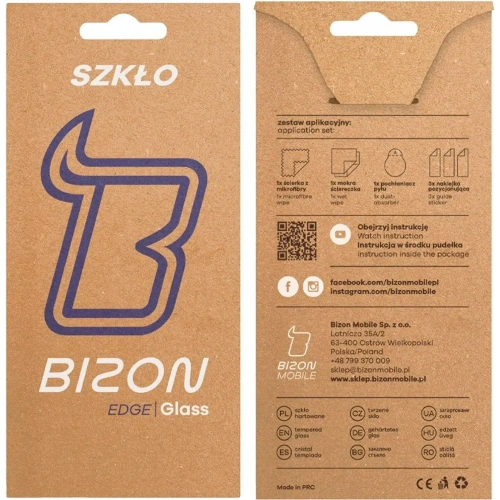 Buy Bizon Glass Edge 2 Xperia 1 VII black frame - BIZ9387 - {ean13} - Home Screen Store Europe