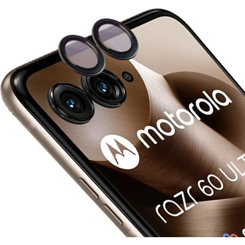Buy Bizon Glass Snap Lens Motorola Razr 60 Ultra black frame - BIZ9390 - {ean13} - Home Screen Store Europe