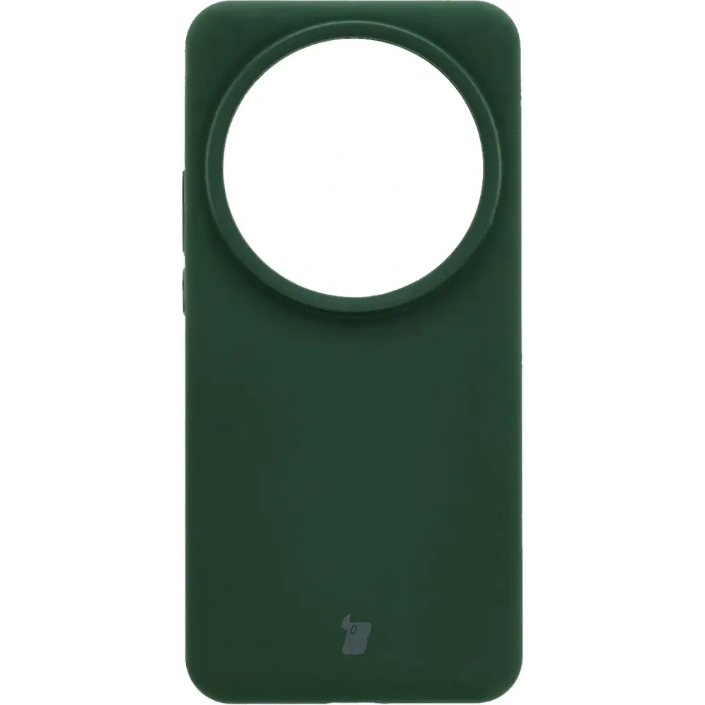 Silikonowe etui Bizon Soft Case do Xiaomi 15 Ultra ciemnozielone