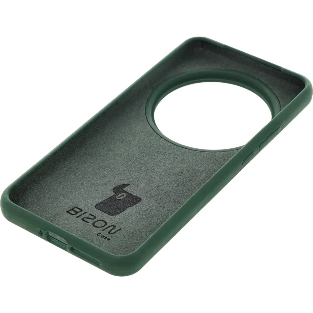 Silikonowe etui Bizon Soft Case do Xiaomi 15 Ultra ciemnozielone