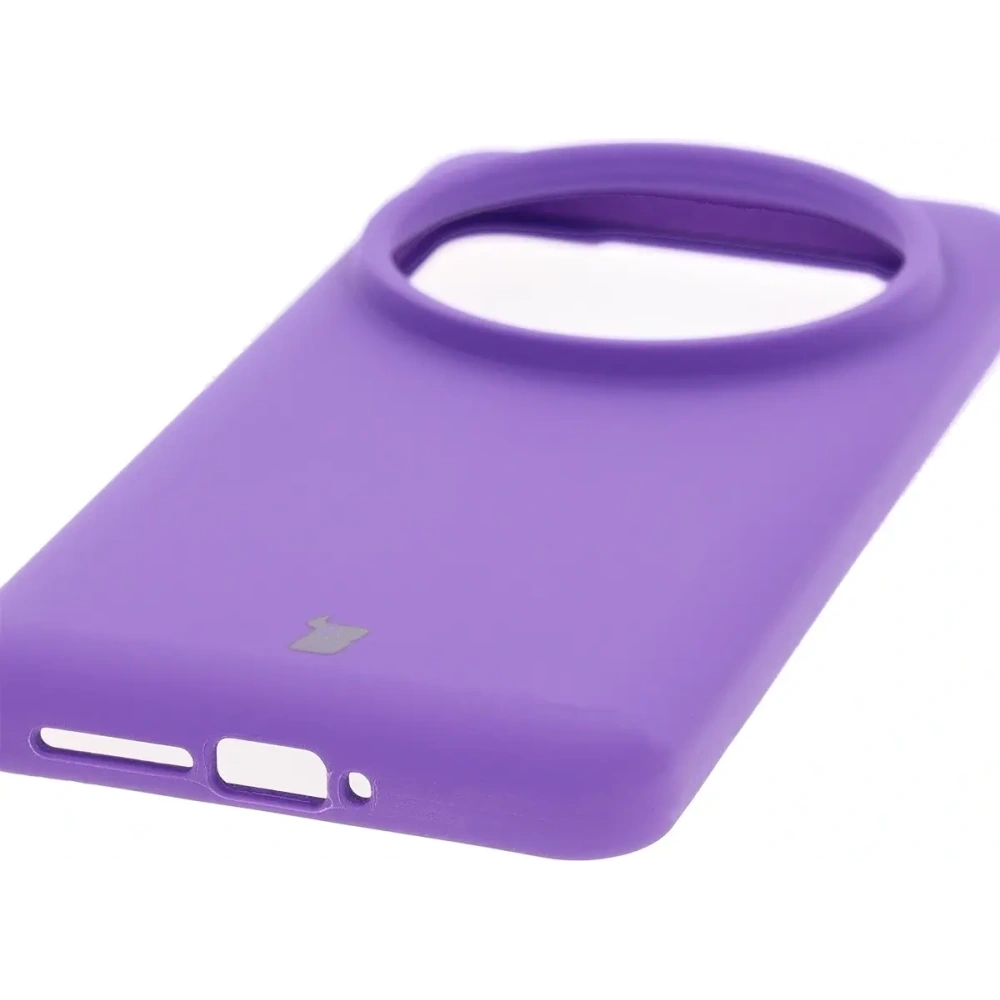 Silikonowe etui Bizon Soft Case do Xiaomi 15 Ultra fioletowe