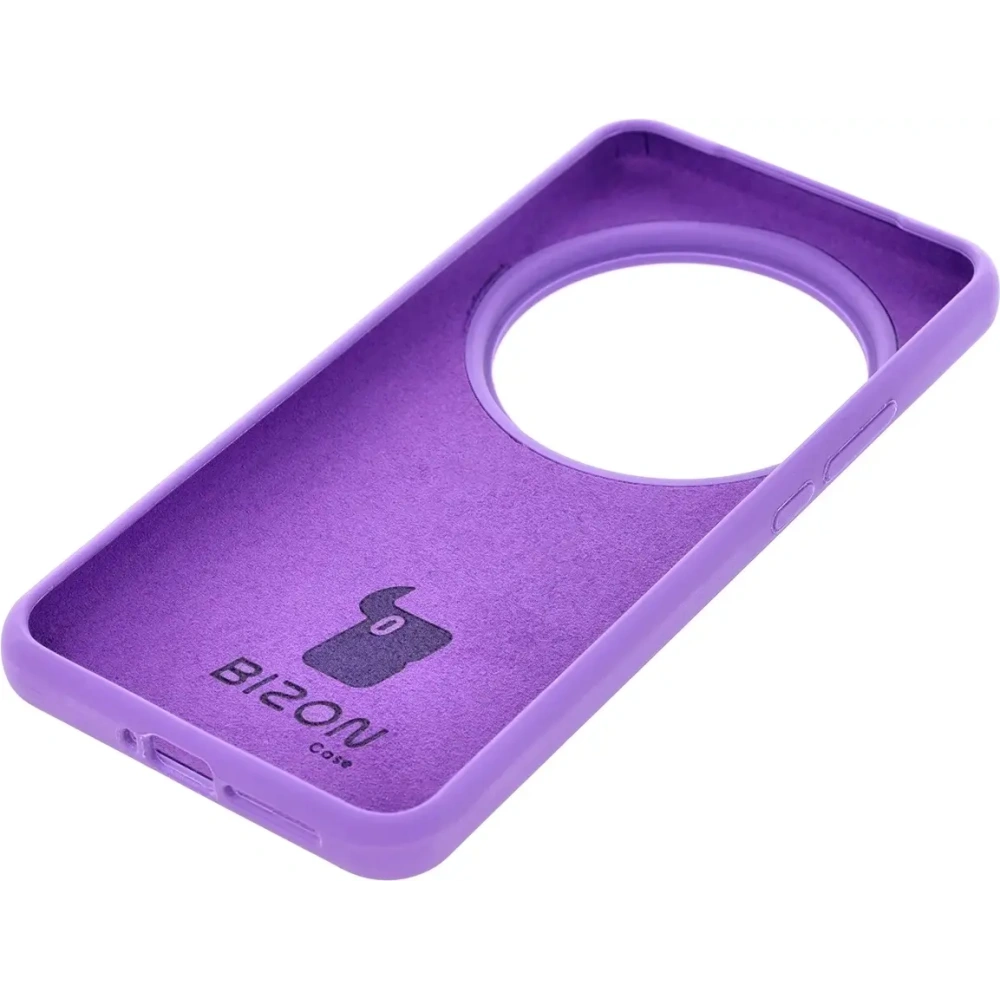 Silikonowe etui Bizon Soft Case do Xiaomi 15 Ultra fioletowe