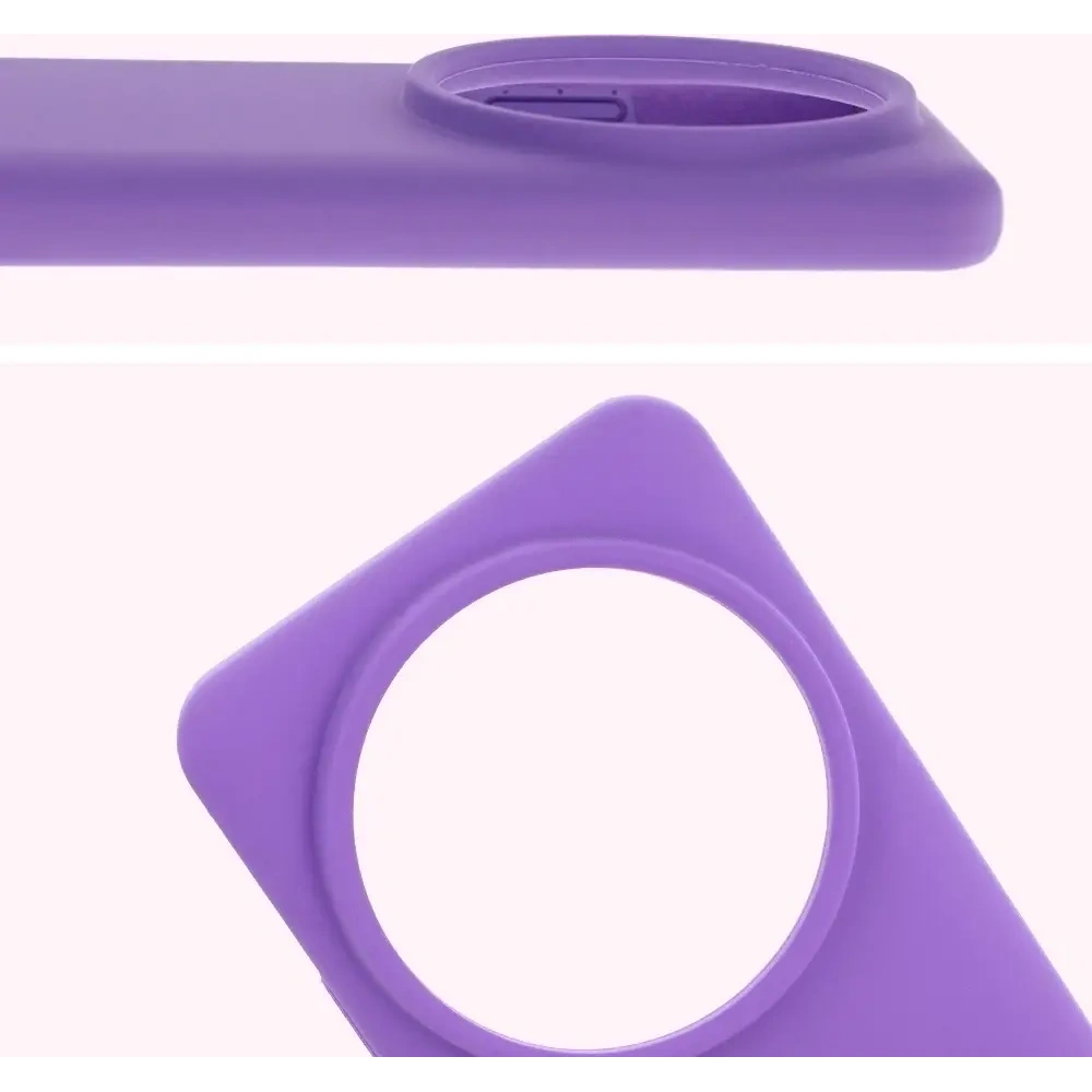 Silikonowe etui Bizon Soft Case do Xiaomi 15 Ultra fioletowe