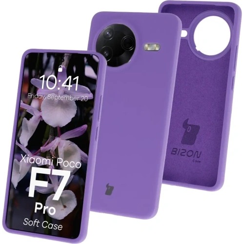 Buy Bizon Soft Case Xiaomi POCO F7 Pro purple - BIZ9394 - {ean13} - Home Screen Store Europe