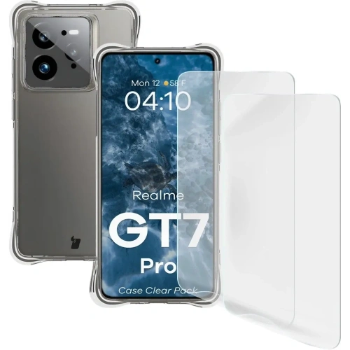 Buy Bizon Case Clear Pack case + 2x screen film Realme GT 7 Pro - BIZ9395 - {ean13} - Home Screen Store Europe