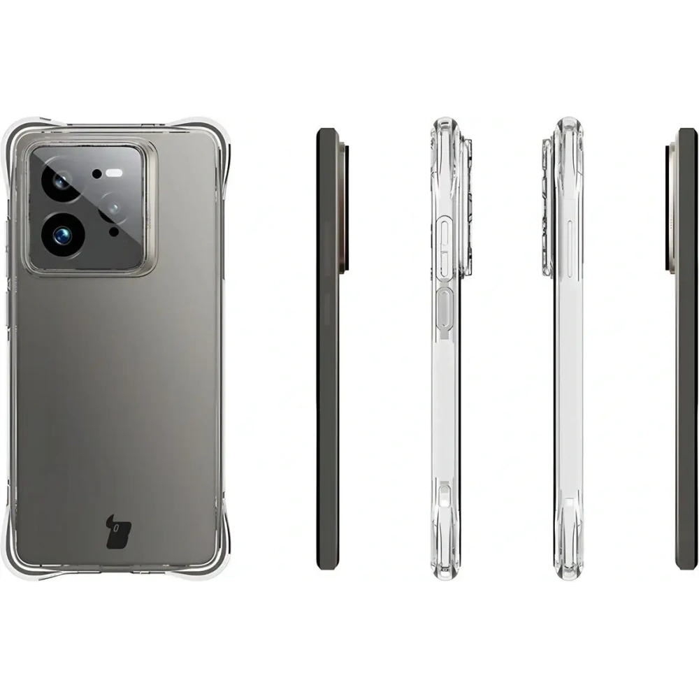 Etui + 2x folia na ekran Bizon Case Clear Pack do Realme GT 7 Pro