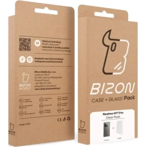 Kup Etui + 2x folia na ekran Bizon Case Clear Pack do Realme GT 7 Pro - BIZ9395 - {ean13} - Sklep Home Screen