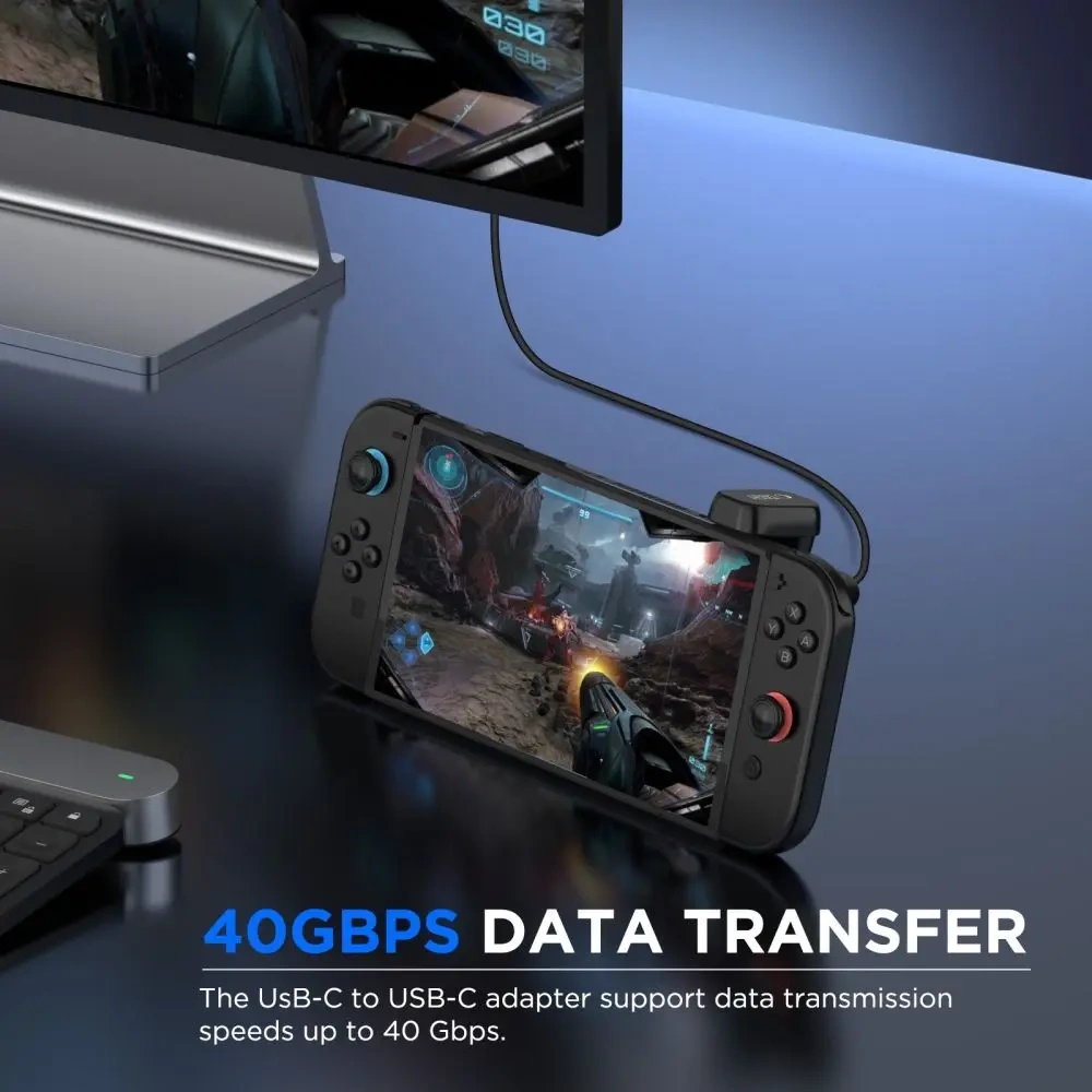 Adapter kątowy Tech-Protect Ultraboost AA04 Angle Adapter USB-C Black