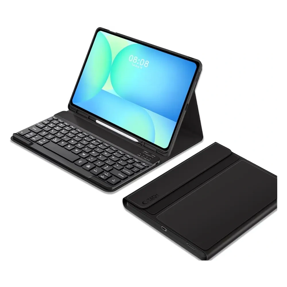Etui z klawiaturą Tech-Protect SmartCase Pen + Keyboard Samsung Galaxy Tab S10 FE+ Plus 13.1 X620 / X626b Black