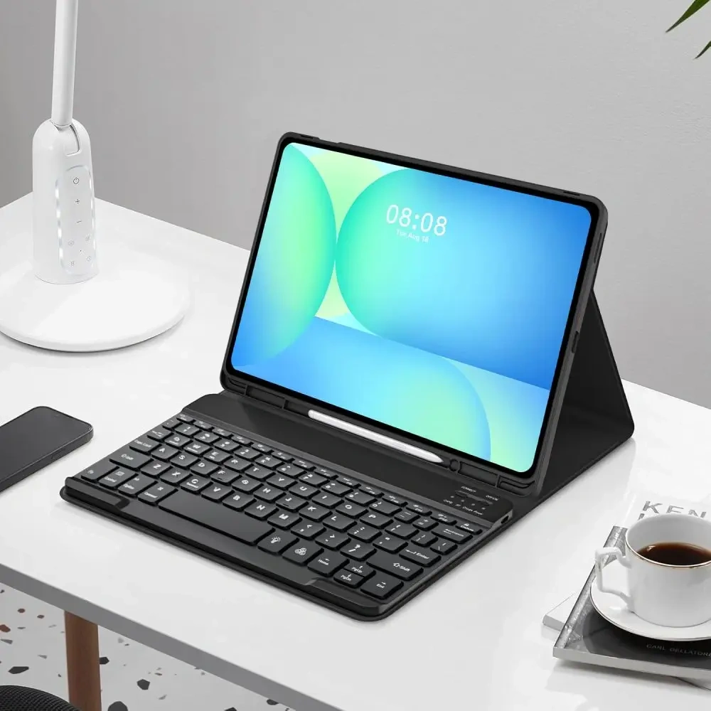 Etui z klawiaturą Tech-Protect SmartCase Pen + Keyboard Samsung Galaxy Tab S10 FE+ Plus 13.1 X620 / X626b Black