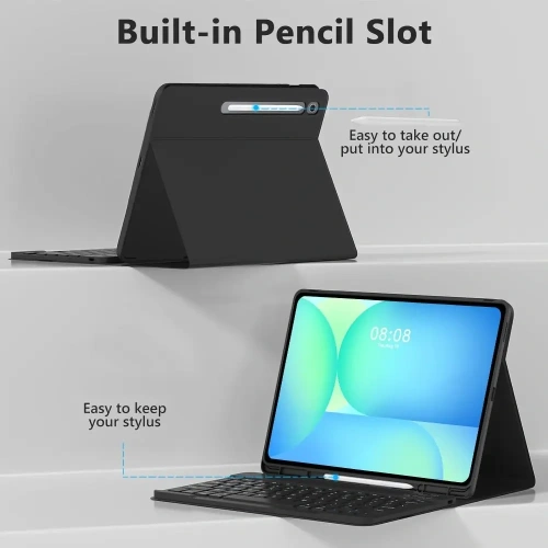 Kup Tech-Protect SmartCase Pen + Tastatură Samsung Galaxy Tab S10 FE+ Plus 13.1 X620 / X626b Negru - THP4229 - {ean13} - Sklep Home Screen