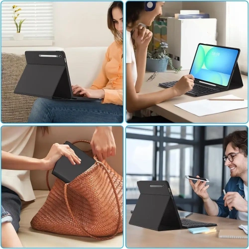 Kup Tech-Protect SmartCase Pen + Tastatură Samsung Galaxy Tab S10 FE+ Plus 13.1 X620 / X626b Negru - THP4229 - {ean13} - Sklep Home Screen