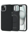 Etui Tech-Protect Ion Carbon MagSafe Apple iPhone 15 black/silver