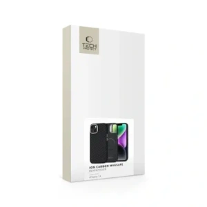 Kup Etui Tech-Protect Ion Carbon MagSafe Apple iPhone 14 black/silver - 5906302368365 - {ean13} - Sklep Home Screen