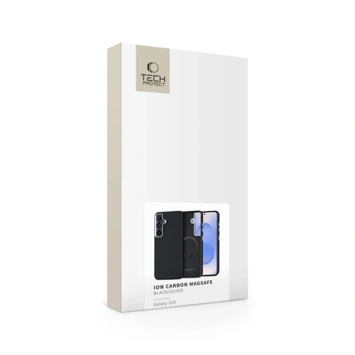 Kup Tech-Protect Ion Carbon MagSafe Samsung Galaxy S25 negru/silver - THP4237 - {ean13} - Sklep Home Screen