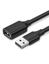 Cablul USB 2.0 prelungitor UGREEN US103 1.5m (negru)