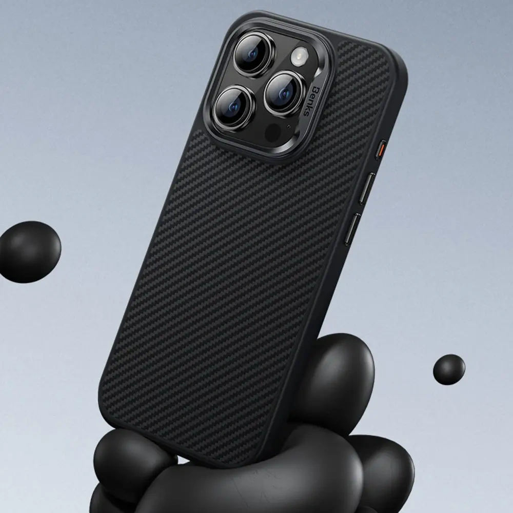 [CR] Etui Benks MagClap MagSafe ArmorPro Kevlar Case 600D Apple iPhone 16 Pro Max