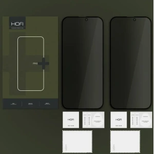 Kup [CR] Szkło prywatyzujące Hofi Anti Spy Glass Pro+ Apple iPhone 16 Pro Max Privacy [2 PACK] - OT-896 - {ean13} - Sklep Home Screen