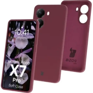 Kup Silikonowe etui Bizon Soft Case do Xiaomi POCO X7 Pro ciemnofioletowe - BIZ9401 - {ean13} - Sklep Home Screen