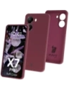 Silikonowe etui Bizon Soft Case do Xiaomi POCO X7 Pro ciemnofioletowe