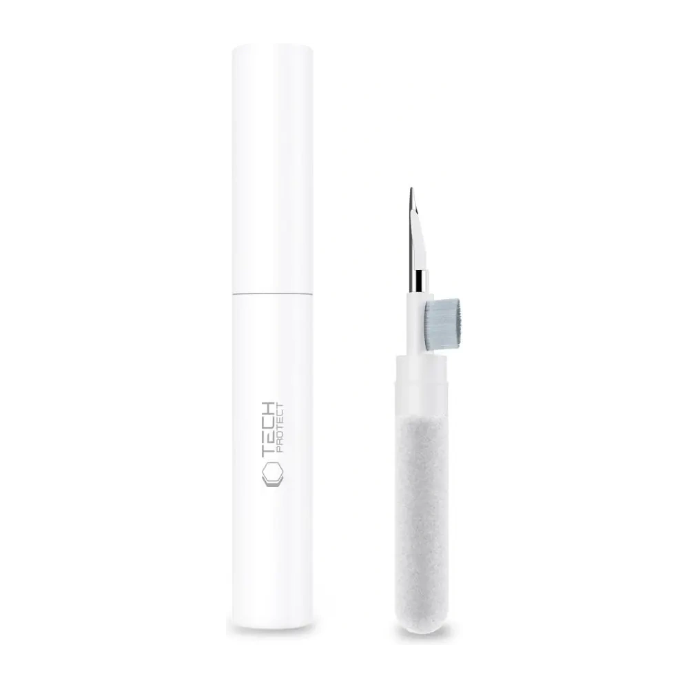 Zestaw czyszczący Tech-Protect CS02 Cleaner Set 3in1 For Earphone White