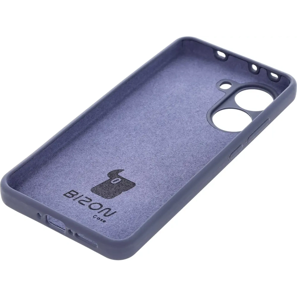 Silikonowe etui Bizon Soft Case do Xiaomi POCO X7 Pro ciemnoniebieskie