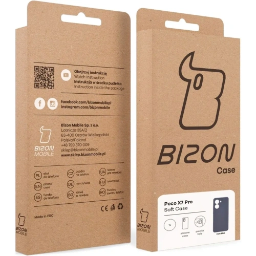 Kup Bizon Soft Case Xiaomi POCO X7 Pro sötétkék - BIZ9402 - {ean13} - Sklep Home Screen
