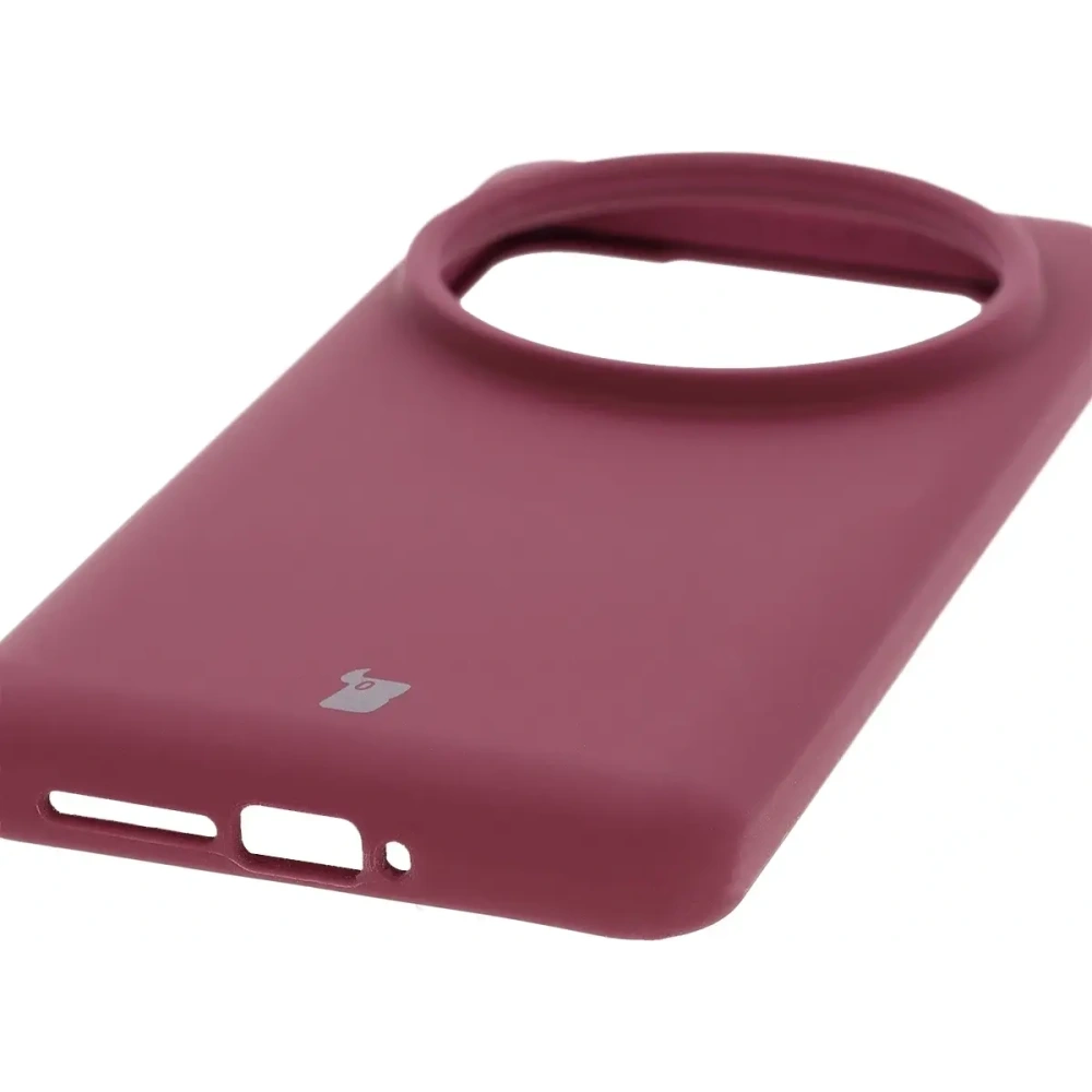 Silikonowe etui Bizon Soft Case do Xiaomi 15 Ultra ciemnofioletowe