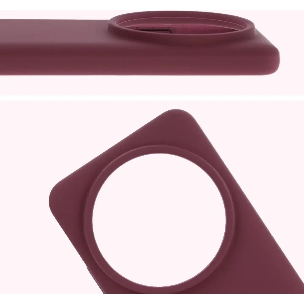 Silikonowe etui Bizon Soft Case do Xiaomi 15 Ultra ciemnofioletowe