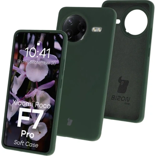 Kup Bizon Soft Case Xiaomi POCO F7 Pro tmavě zelená - BIZ9405 - {ean13} - Sklep Home Screen