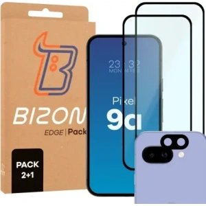 Kup Bizon Edge 2 csomag 2x edzett üveg + lencsevédő Pixel 9a-hoz - BIZ9407 - {ean13} - Sklep Home Screen