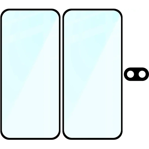 Kup 2x szkło na ekran + szkło na aparat Bizon Edge 2 Pack do Pixel 9a - BIZ9407 - {ean13} - Sklep Home Screen