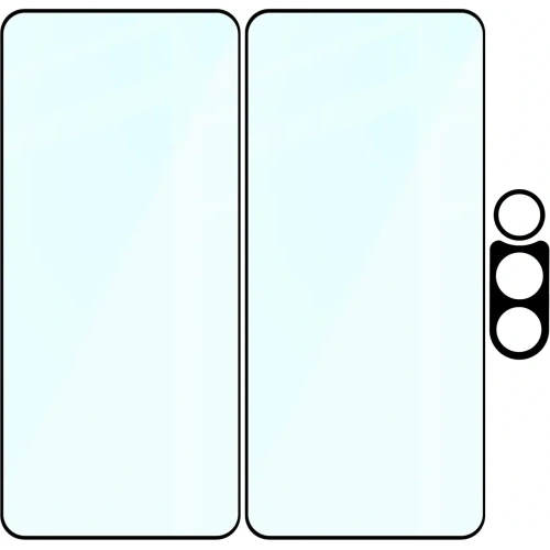 Kup Bizon Edge 2 Pack 2x gehärtetes Glas + Linsenschutz für Vivo V50 Lite 4G / 5G - BIZ9408 - {ean13} - Sklep Home Screen