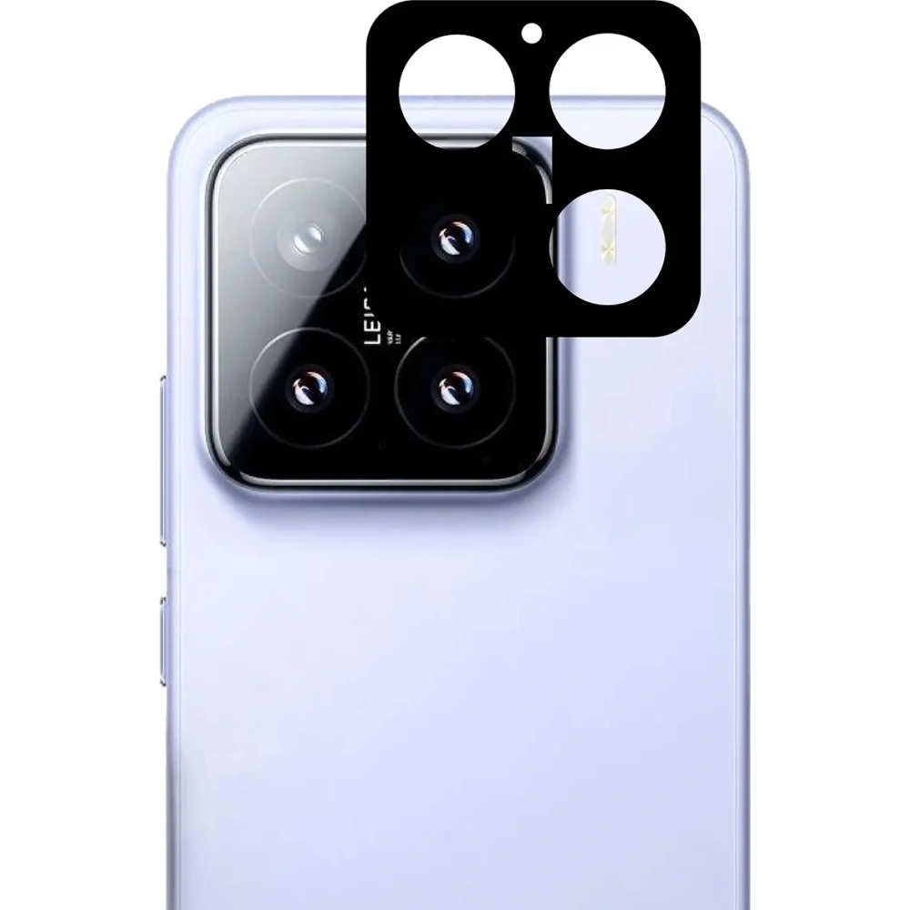 2x szkło na ekran + szkło na aparat Bizon Edge 2 Pack do Xiaomi 15