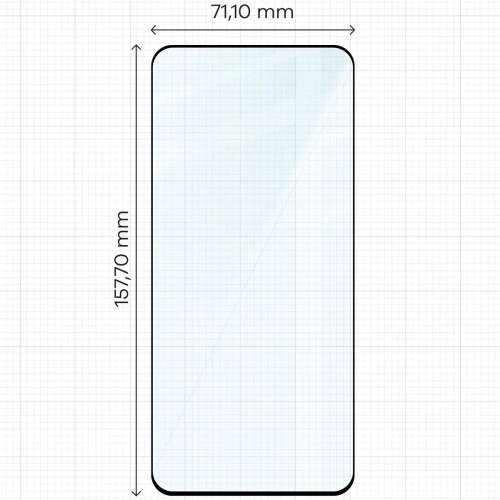 2x szkło na ekran + szkło na aparat Bizon Edge 2 Pack do Xiaomi Redmi Note 14 5G