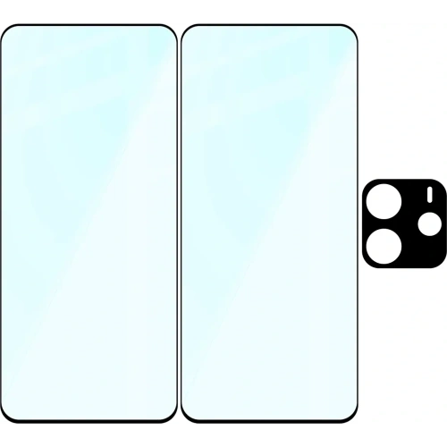 Kup Bizon Edge 2 Csomag 2x edzett üveg + lencsevédő Xiaomi Redmi Note 14 5G-hez - BIZ9411 - {ean13} - Sklep Home Screen