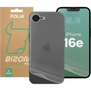 Kup Folia hydrożelowa na tył i przód Bizon Glass Hydrogel Pack do Apple iPhone 16e - BIZ9413 - {ean13} - Sklep Home Screen