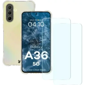 Buy Bizon Case Clear Pack case + 2x screen glass Samsung Galaxy A36 5G - BIZ9414 - {ean13} - Home Screen Store Europe