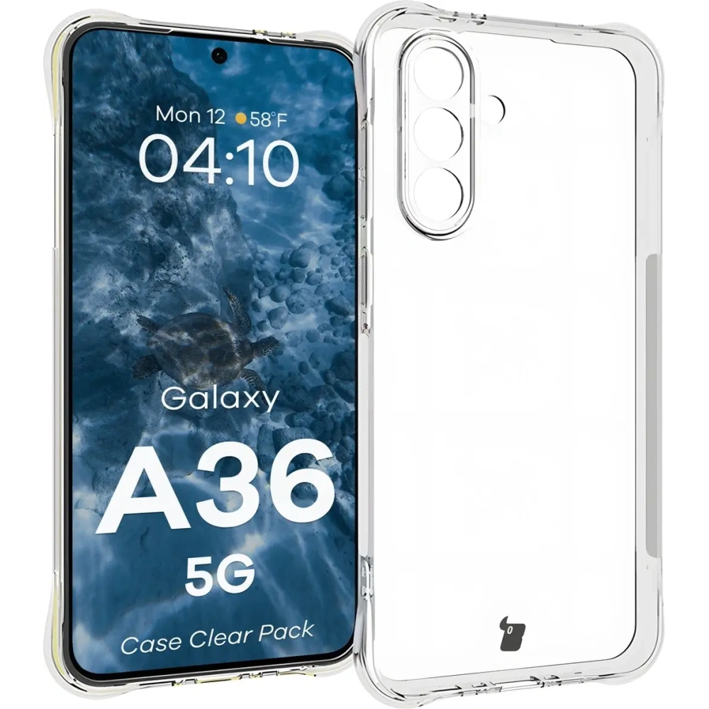 Etui + 2x szkło na ekran Bizon Case Clear Pack do Samsung Galaxy A36 5G