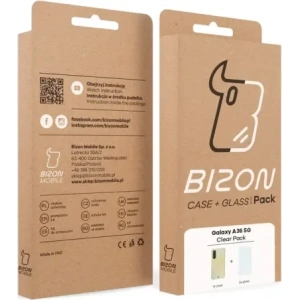 Buy Bizon Case Clear Pack case + 2x screen glass Samsung Galaxy A36 5G - BIZ9414 - {ean13} - Home Screen Store Europe