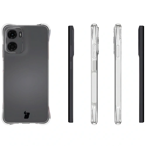Kup Bizon Case Clear Pack Hülle + 2x Displayschutzglas Motorola Moto E15 - BIZ9415 - {ean13} - Sklep Home Screen