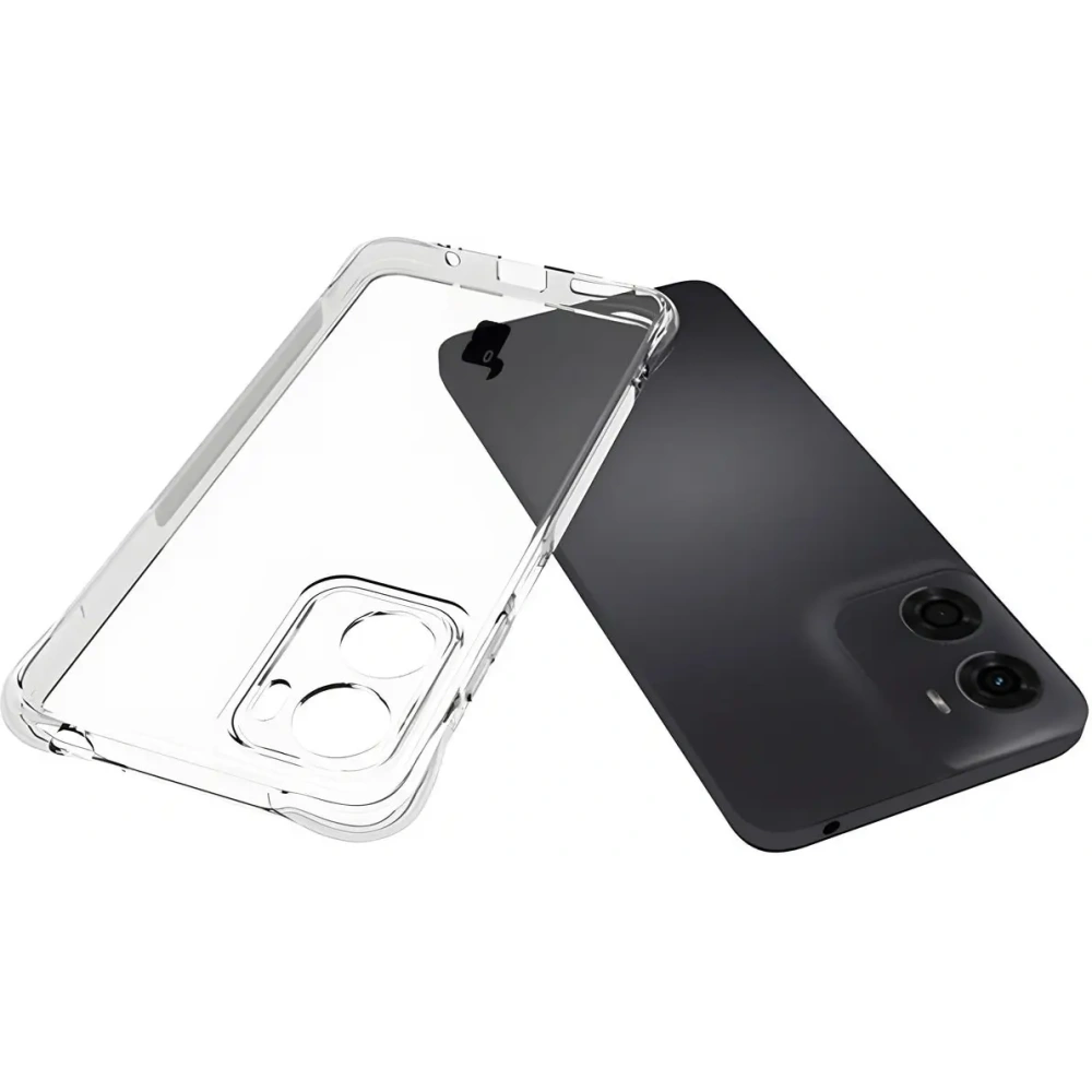Etui + 2x szkło na ekran Bizon Case Clear Pack do Motorola Moto E15