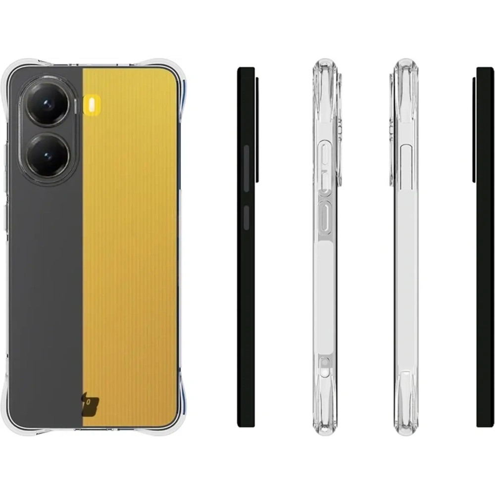 Etui + 2x szkło na ekran Bizon Case Clear Pack do Xiaomi POCO X7 Pro